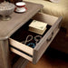 BELGRADE I Rustic Natural Tone Night Stand - Visions in Furniture (La Mirada, CA)