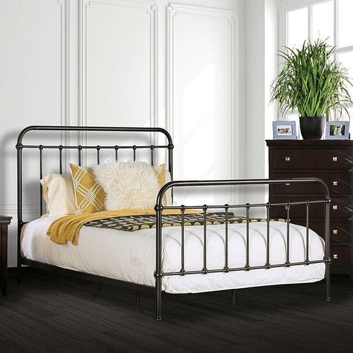 IRIA Dark Bronze Cal.King & E.King Bed - Visions in Furniture (La Mirada, CA)
