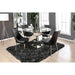 Izzy Chrome Round Dining Table - Visions in Furniture (La Mirada, CA)