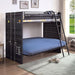 LAFRAY Twin Bunk Bed w/ Futon Base - Visions in Furniture (La Mirada, CA)