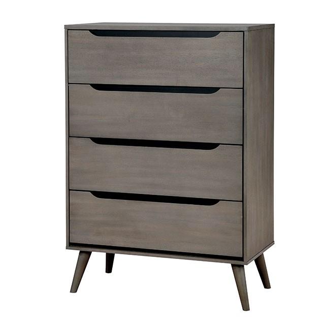 Lennart Gray Chest - Visions in Furniture (La Mirada, CA)