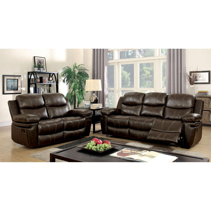 Listowel Brown Love Seat - Visions in Furniture (La Mirada, CA)