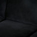 LOMMA Black Ottoman - Visions in Furniture (La Mirada, CA)