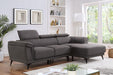 NAPANEE Sectional, Dark Gray - Visions in Furniture (La Mirada, CA)