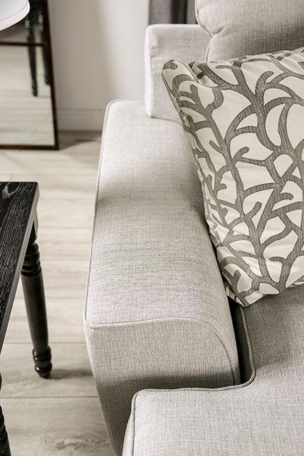 PICOTEE Sofa, Light Gray/Black - Visions in Furniture (La Mirada, CA)