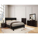 Velen Black Cal.King, E.King, Full, & Twin Bed Black & White - Visions in Furniture (La Mirada, CA)