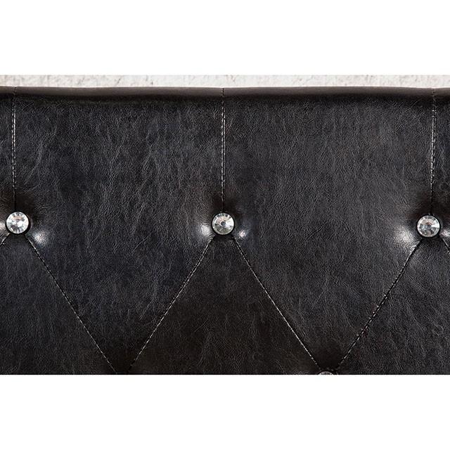 Velen Black Cal.King, E.King, Full, & Twin Bed Black & White - Visions in Furniture (La Mirada, CA)