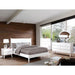 LENNART II Black & White Cal.King, E.King, Full, Queen, Twin Bed - Visions in Furniture (La Mirada, CA)