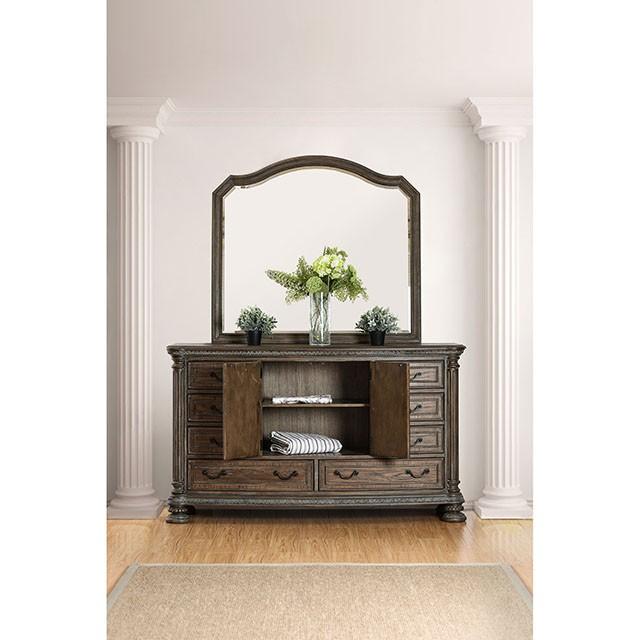 Persephone Rustic Natural Tone Mirror - Visions in Furniture (La Mirada, CA)