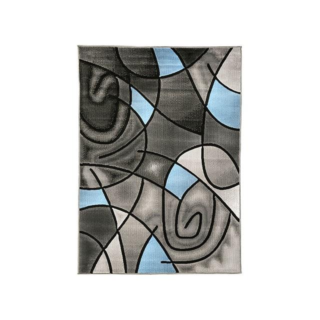 Sivas Charcoal Blue 5' X 8' Area Rug - Visions in Furniture (La Mirada, CA)