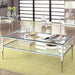 TANIKA Chrome Coffee Table, Chrome - Visions in Furniture (La Mirada, CA)