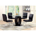 LODIA I Black/Silver Side Chair - Visions in Furniture (La Mirada, CA)