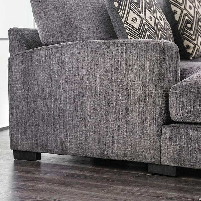 Kaylee Gray U-Shaped Sectional - Visions in Furniture (La Mirada, CA)