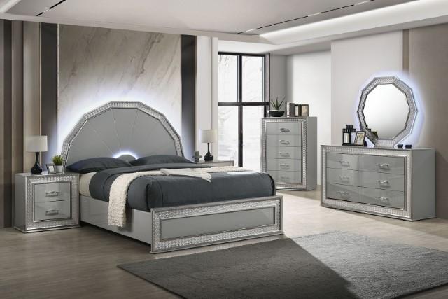 Cassiopeia E.King & Queen Bed Squre & Circular - Visions in Furniture (La Mirada, CA)