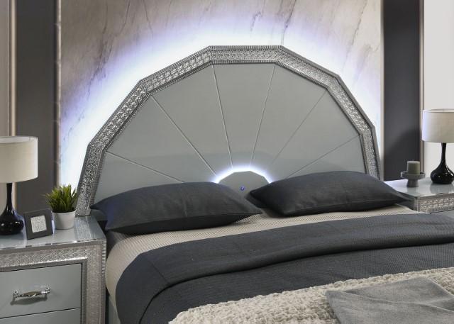 Cassiopeia E.King & Queen Bed Squre & Circular - Visions in Furniture (La Mirada, CA)