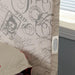 Evans E.King & Cal.King Bed Espressso, White, & Camel - Visions in Furniture (La Mirada, CA)