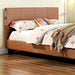 Evans E.King & Cal.King Bed Espressso, White, & Camel - Visions in Furniture (La Mirada, CA)