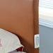 Evans E.King & Cal.King Bed Espressso, White, & Camel - Visions in Furniture (La Mirada, CA)