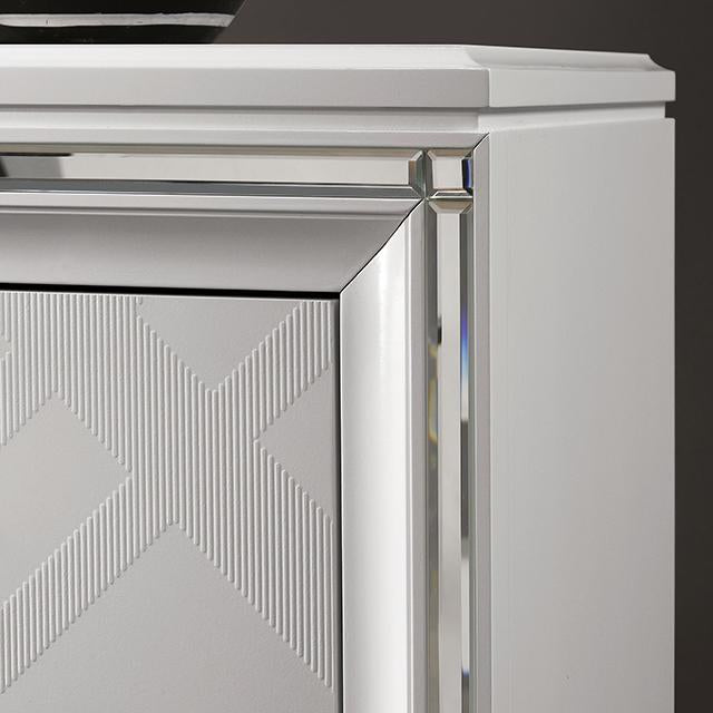 EMMELINE Chest, White - Visions in Furniture (La Mirada, CA)