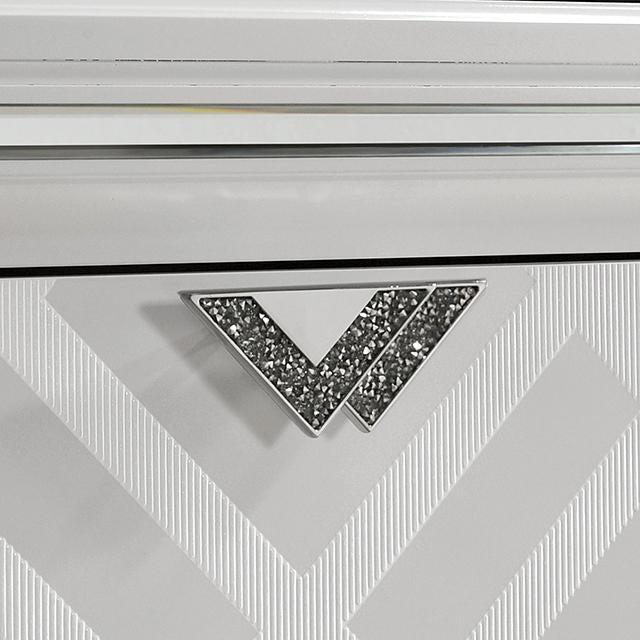 EMMELINE Chest, White - Visions in Furniture (La Mirada, CA)