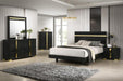 Lillestrom E.King, Queen, Full, & Full Bed Black & White - Visions in Furniture (La Mirada, CA)