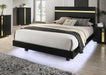 Lillestrom E.King, Queen, Full, & Full Bed Black & White - Visions in Furniture (La Mirada, CA)