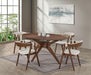 Ebikon 5 Pc Dining Table Set Walnut - Visions in Furniture (La Mirada, CA)
