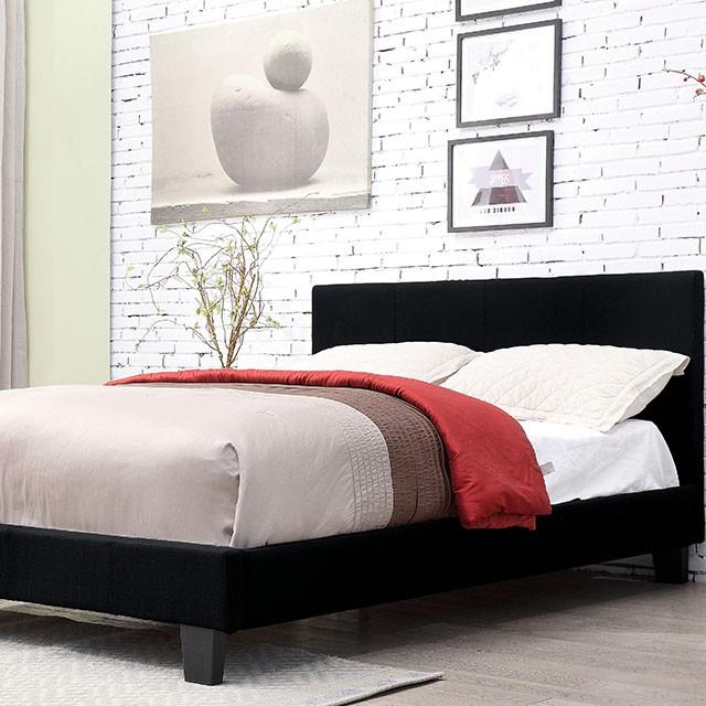 Sims Bed Grey & Black - Visions in Furniture (La Mirada, CA)