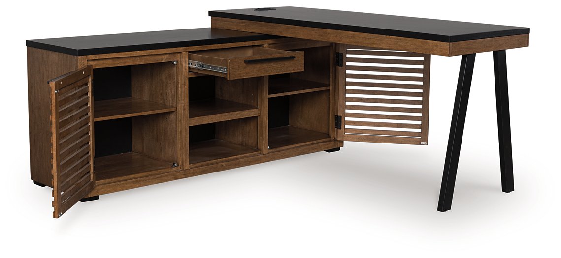 Kallari Credenza with Desk Return - Visions in Furniture (La Mirada, CA)