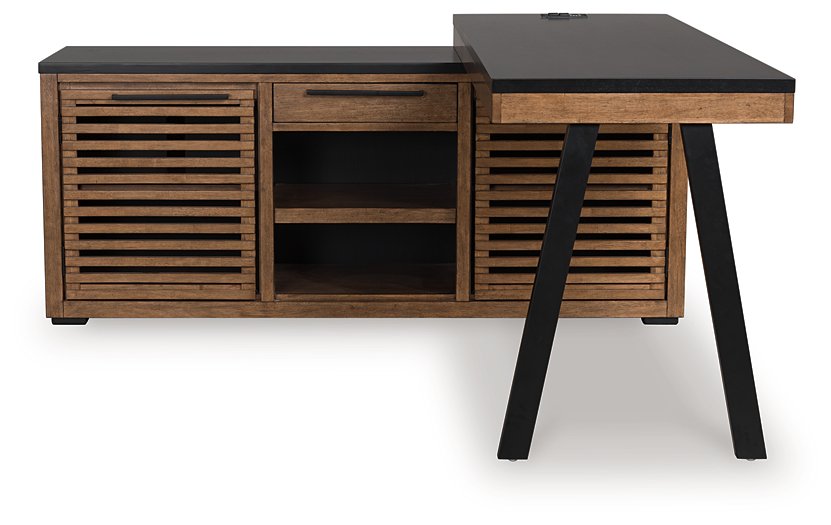 Kallari Credenza with Desk Return - Visions in Furniture (La Mirada, CA)