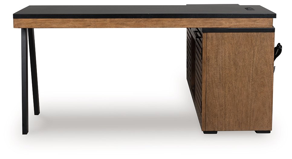 Kallari Credenza with Desk Return - Visions in Furniture (La Mirada, CA)