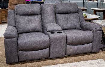 Brysonview Reclining Loveseat with Console - Visions in Furniture (La Mirada, CA)