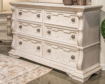 Bruchandi Dresser and Mirror - Visions in Furniture (La Mirada, CA)