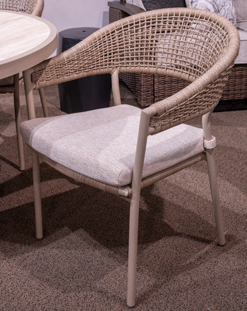 Orchard Beach Outdoor Arm Chair with Cushion (Set of 4) - Visions in Furniture (La Mirada, CA)