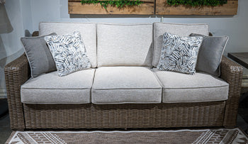 Laguna Heights Outdoor Sofa with Cushion - Visions in Furniture (La Mirada, CA)