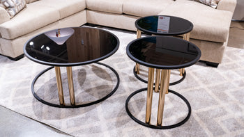 Hannerly Table (Set of 3) - Visions in Furniture (La Mirada, CA)