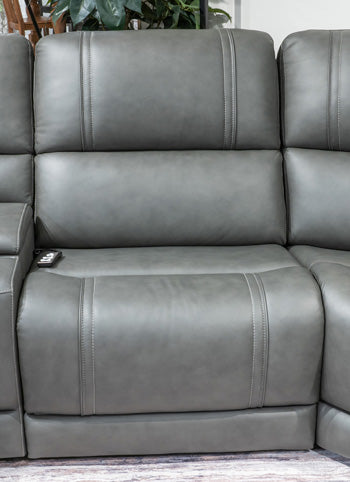 5Z - Pittson Power Reclining Sectional - Visions in Furniture (La Mirada, CA)