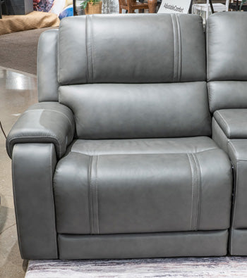 5Z - Pittson Power Reclining Sectional Loveseat - Visions in Furniture (La Mirada, CA)