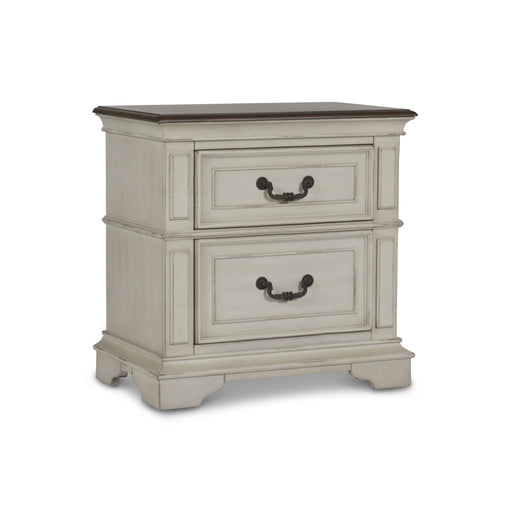 ANASTASIA NIGHTSTAND - ANT. WHITE - Visions in Furniture (La Mirada, CA)