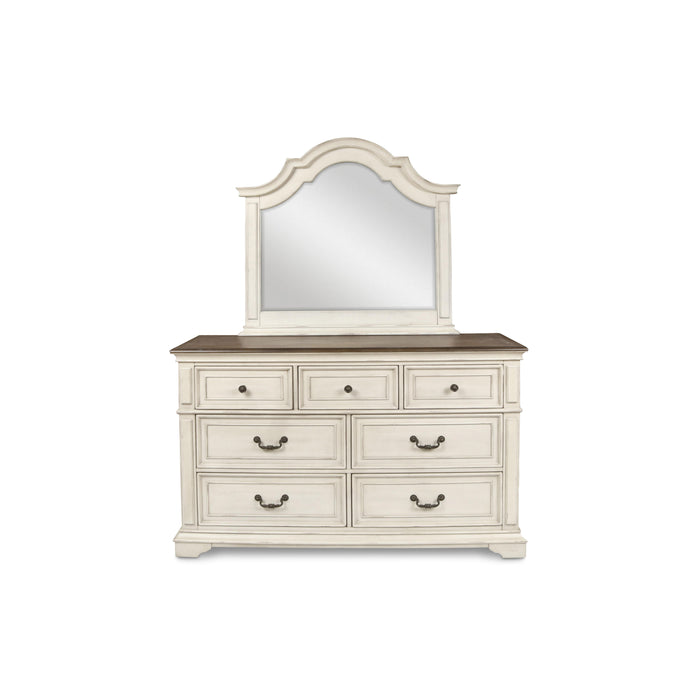 ANASTASIA MIRROR - ANT. WHITE - Visions in Furniture (La Mirada, CA)