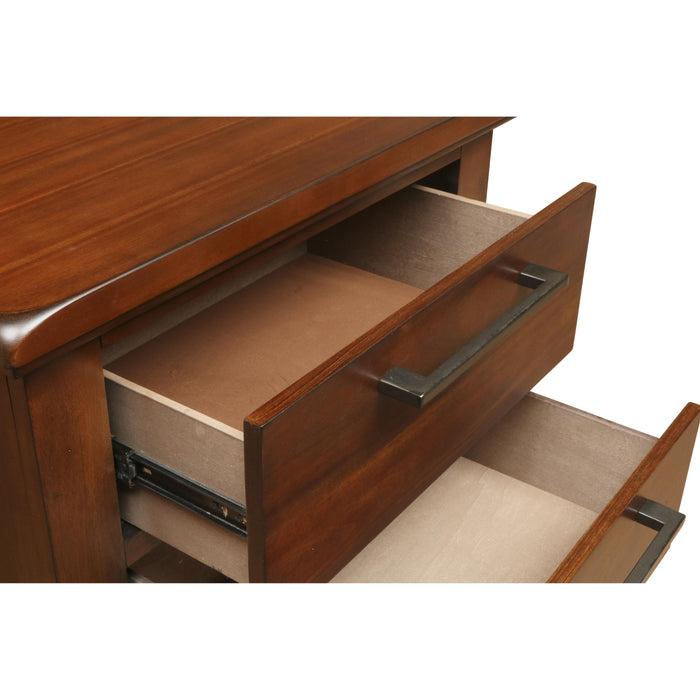 CAGNEY NIGHTSTAND - CHESTNUT - Visions in Furniture (La Mirada, CA)