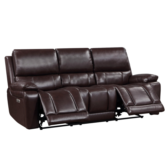 CICERO SOFA  W/ PWR FR & HR -BROWN - Visions in Furniture (La Mirada, CA)