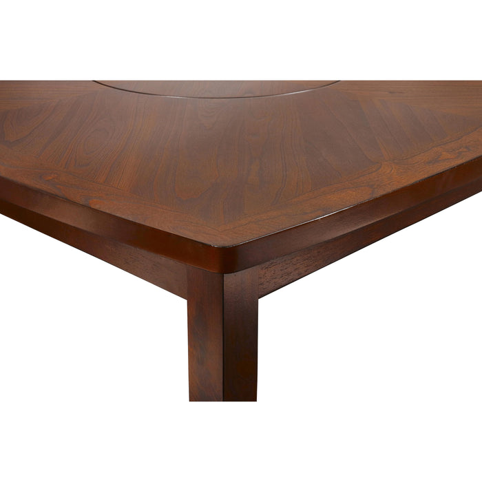DIXON COUNTER TABLE W/LAZY SUSAN -  ESPRESSO - Visions in Furniture (La Mirada, CA)