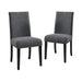 CRISPIN GRANITE GRAY DINING CHAIR- (2/Ctn) - Visions in Furniture (La Mirada, CA)