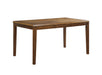 GIA 60" DINING TABLE+CHAIRS (5 PCS/CTN) -BROWN - Visions in Furniture (La Mirada, CA)