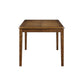 GIA 60" DINING TABLE+CHAIRS (5 PCS/CTN) -BROWN - Visions in Furniture (La Mirada, CA)