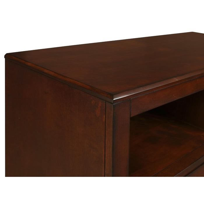 KENSINGTON MEDIA CHEST- BURNISHED CHERRY - Visions in Furniture (La Mirada, CA)
