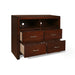 KENSINGTON MEDIA CHEST- BURNISHED CHERRY - Visions in Furniture (La Mirada, CA)