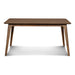 OSCAR 60" RECTANGLE TABLE - WALNUT - Visions in Furniture (La Mirada, CA)