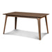 OSCAR 60" RECTANGLE TABLE - WALNUT - Visions in Furniture (La Mirada, CA)